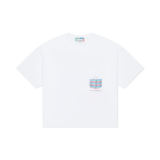A Place Called Home graphic t-shirt in white with Taiwan-inspired design