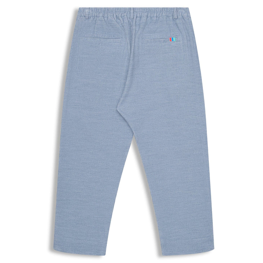 Cotton Wool Corduroy Pleated Pants - Blue Heather Pant a/c space 