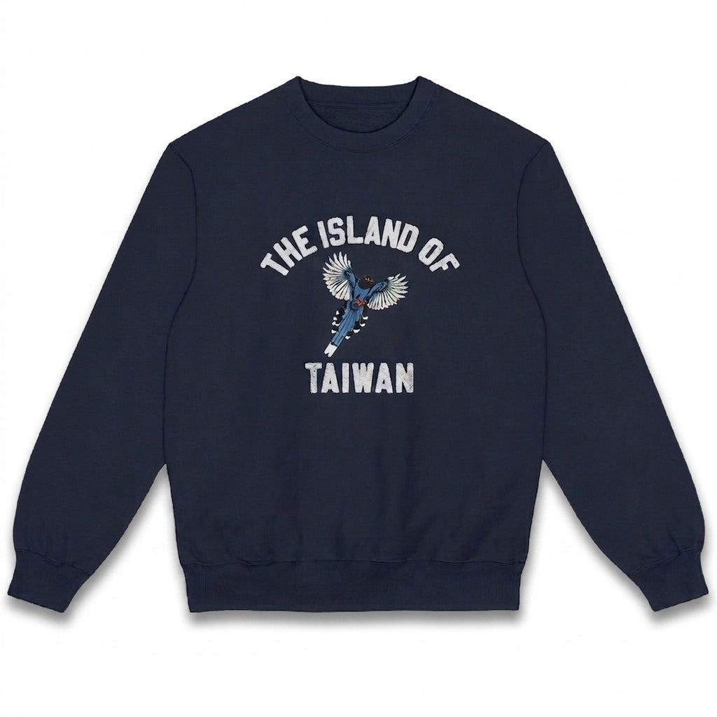 Taiwan Blue Magpie Heavyweight Crewneck