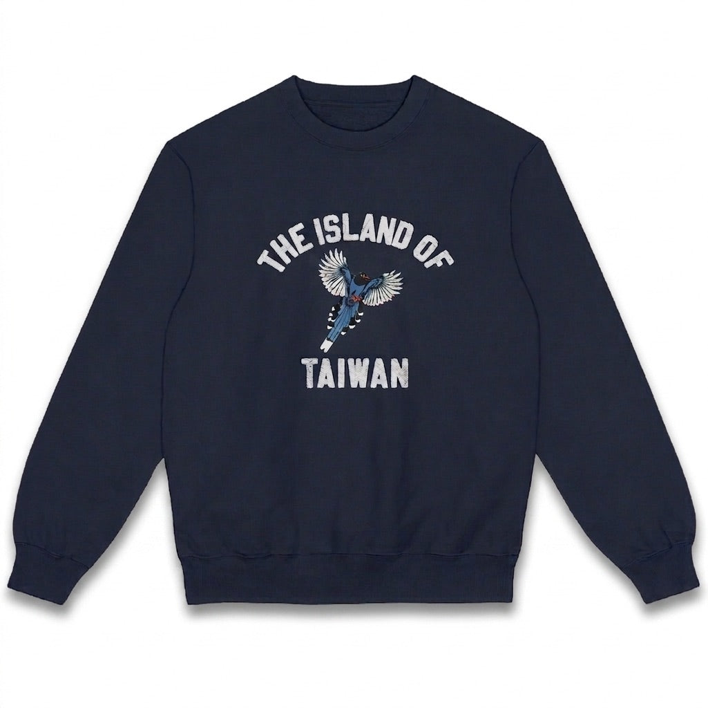 Taiwan Blue Magpie Heavyweight Crewneck